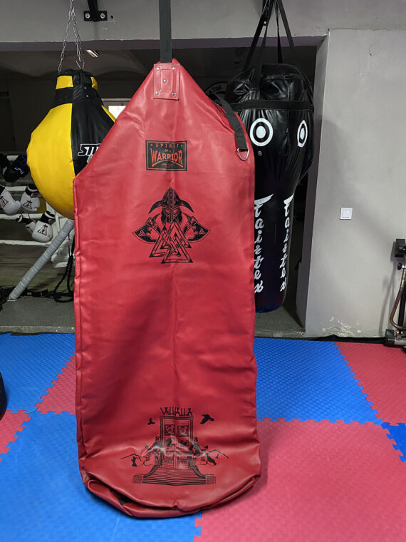 красный тяжелый напольный мешок, муай тай,бокс,spirrit of a warrior,fairtex hb7 pole bag,muay thai 9